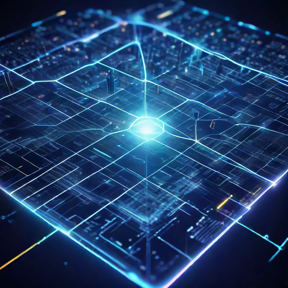 Wereldwijd digitaal netwerk dat de verbondenheid van cryptomarkten toont
