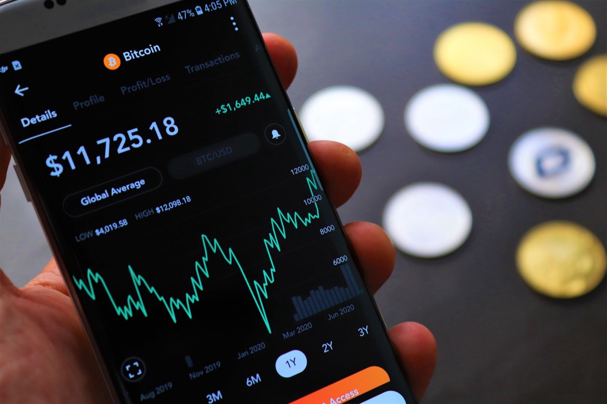 Cryptocurrency exchange platform interface with trading pairs and market data