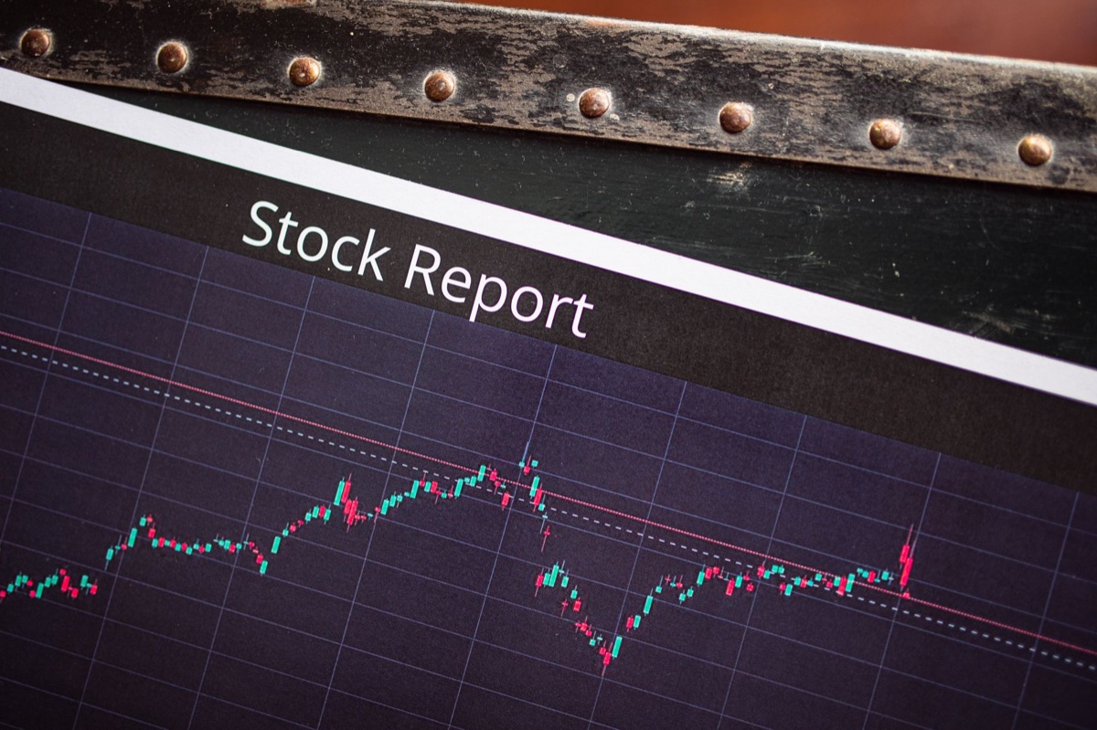 gráfico de tendencias de mercado
