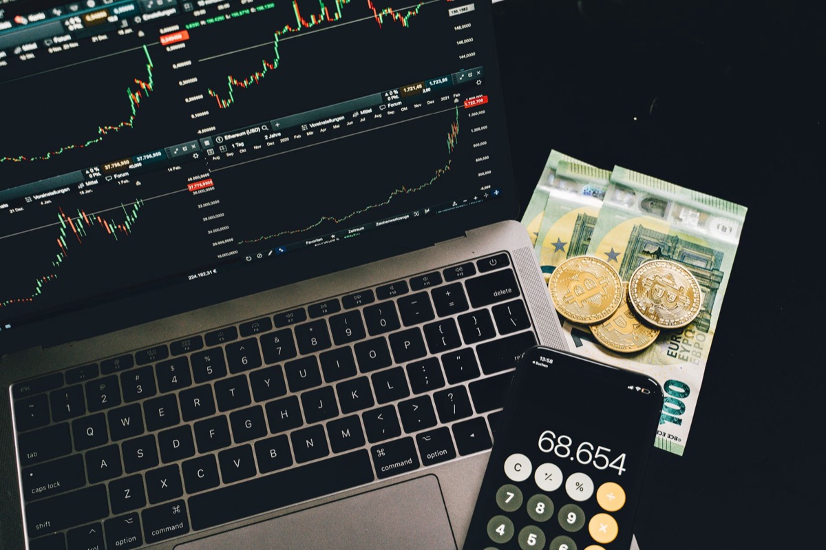 schermata di un wallet per criptovalute